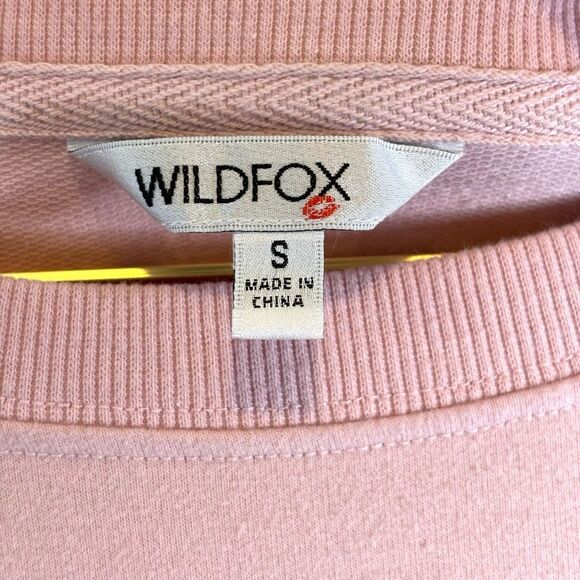 WILDFOX Coffee & Sunshine oversized baggy fit cozy sweatshirt Sz S - Picture 6 of 7